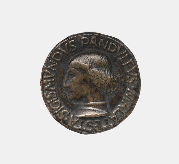 Sigismondo Pandolfo Malatesta, Lord of Rimini 1417–1468, by Matteo de' Pasti