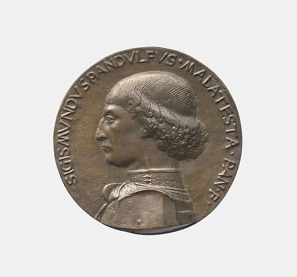 Sigismondo Pandolfo Malatesta, Lord of Rimini 1417–1468, by Matteo de' Pasti
