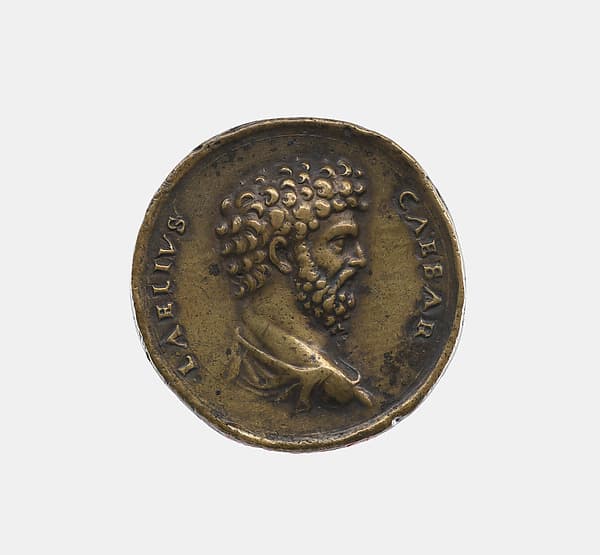 Emperor Aelius A.D. 138, adopted son of Emperor Hadrian, by Valerio Belli (Il Vicentino)