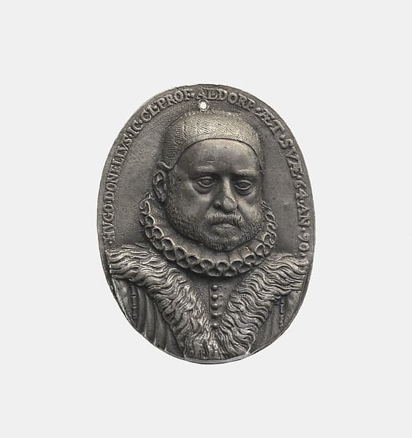 Hugo Donellus (Doneau) 1527-91, famed law scholar, by Georg Holdermann