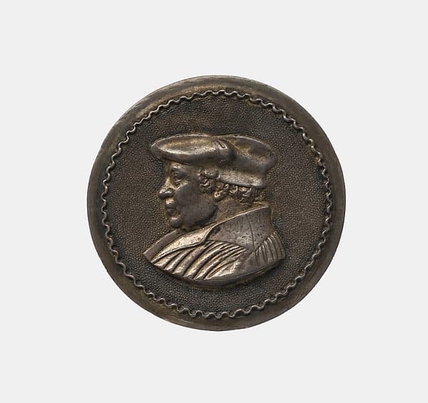 Unknown Humanist (in the past tentatively identified as Menno van Friesland 1492-1559), by Friedrich Hagenauer