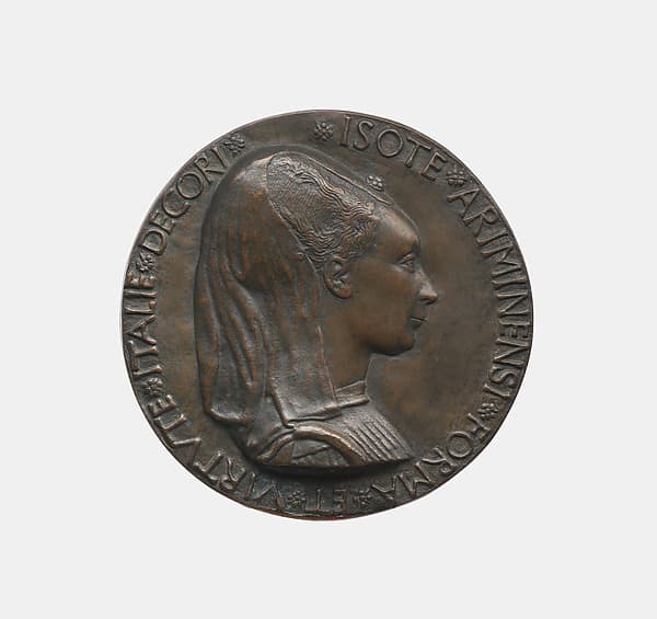 Isotta degli Atti (1432/3–1474), by Matteo de' Pasti