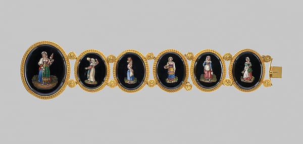 Bracelet (part of a set), by G.L. Barberi