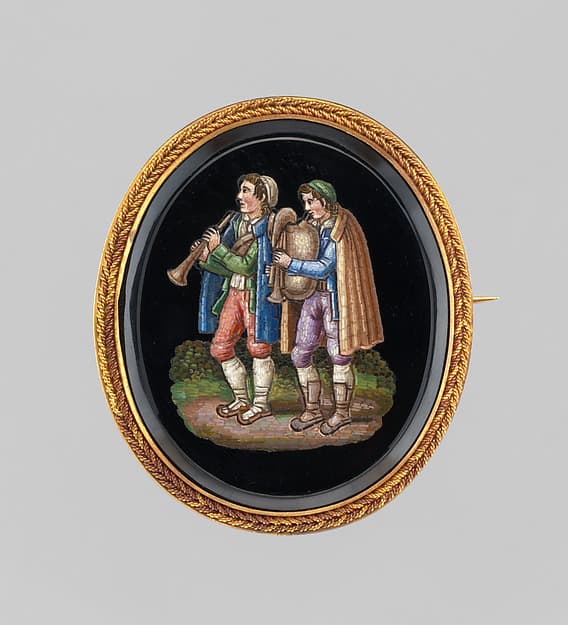 Brooch (part of a set), by G.L. Barberi