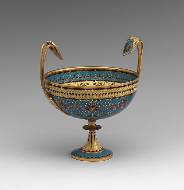 Bowl on stand, by Louis-Constant Sévin