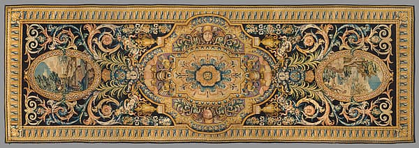 Grande Galerie carpet no. 73 (Landscapes), by Savonnerie Manufactory
