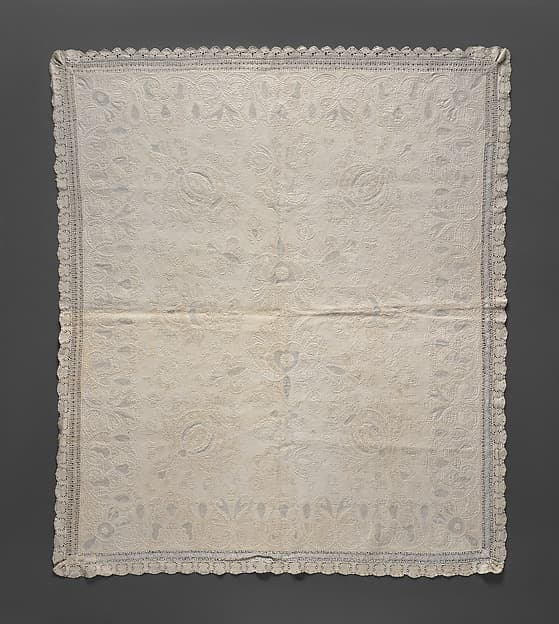 Corded crib quilt