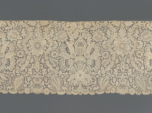 Length of Point-de-France lace