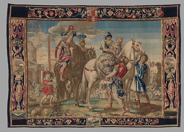 The Abduction of Cassandra by Ajax from a set of The Horses, by Frans Cleyn