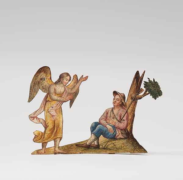 Angel Appearing to Seated Shepherd