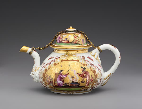 Teapot (part of a service), by Meissen Manufactory