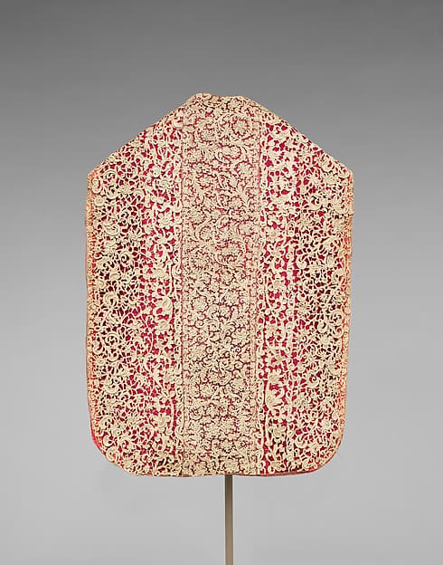 Chasuble of needle lace