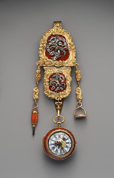 Watch and chatelaine, by V. Blanck