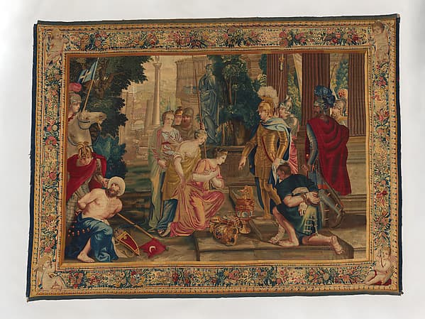 Tancred Frees Herminia, from The Story of Tancred and Clorinda, by Michel Corneille the Elder