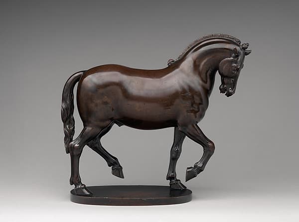 Trotting horse, by Giambologna