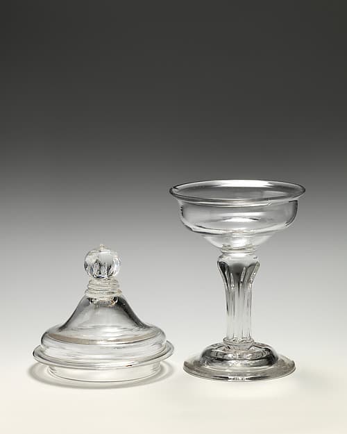 Sweetmeat glass with cover