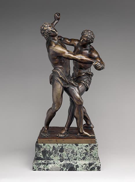 Two men wrestling, by Ferdinando Tacca