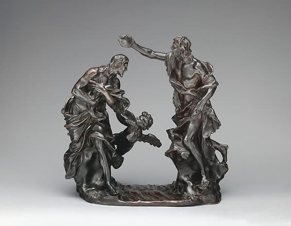 Baptism of Christ, by Alessandro Algardi