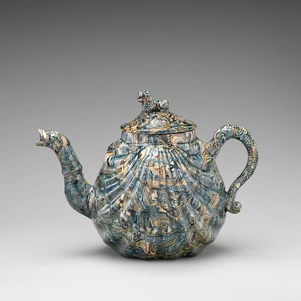 Teapot, by Whieldon type