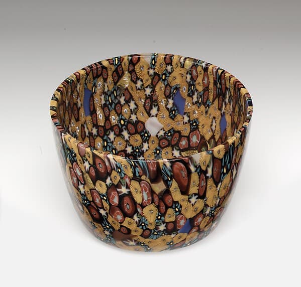 Millefiori bowl, by Vincenzo Moretti