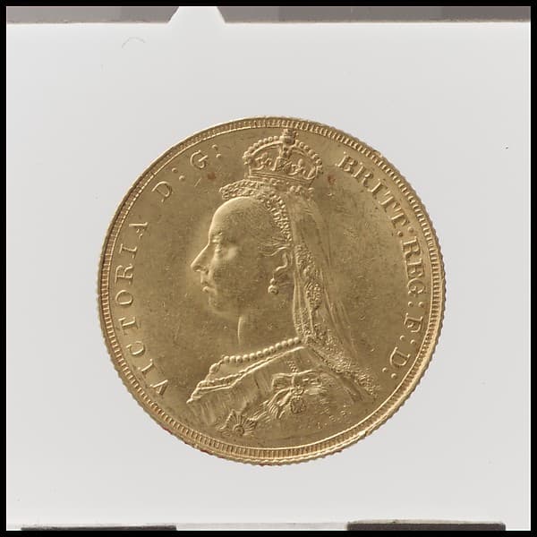 Victoria sovereign, by Benedetto Pistrucci