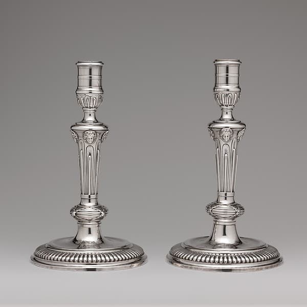 Pair of candlesticks, by Charles Petit
