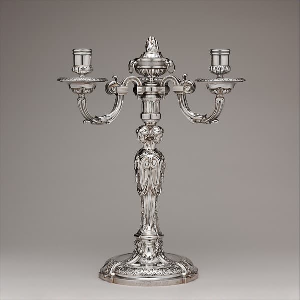 Candelabrum (one of a pair), by Robert Joseph Auguste