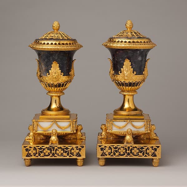 Perfume burner (one of a pair), by Matthew Boulton