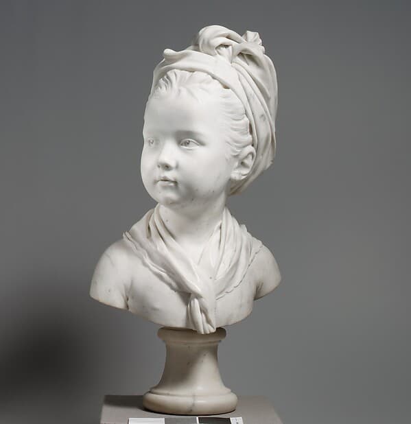 Louise Brongniart, by Jean Antoine Houdon