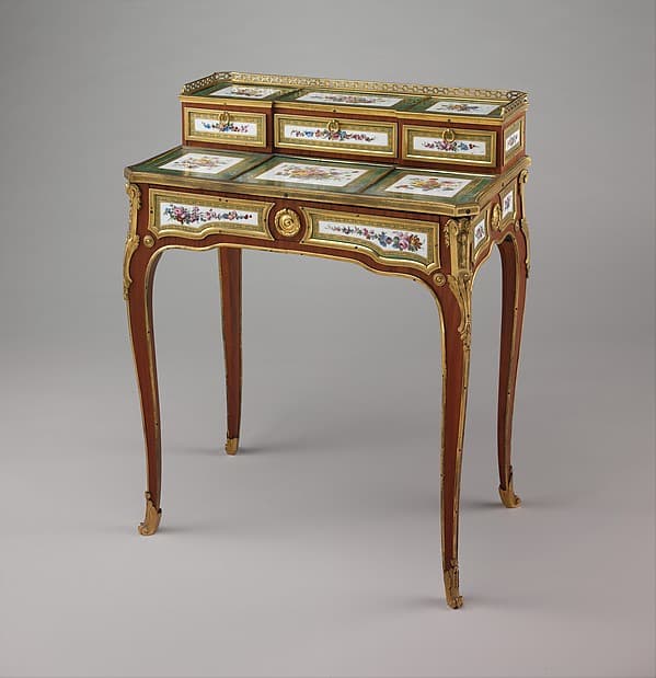 Small writing desk (bonheur-du-jour), by Martin Carlin