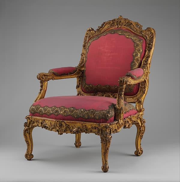 Armchair (Fauteuil à la reine) for Louise-Élisabeth of Parma, by Nicolas-Quinibert Foliot