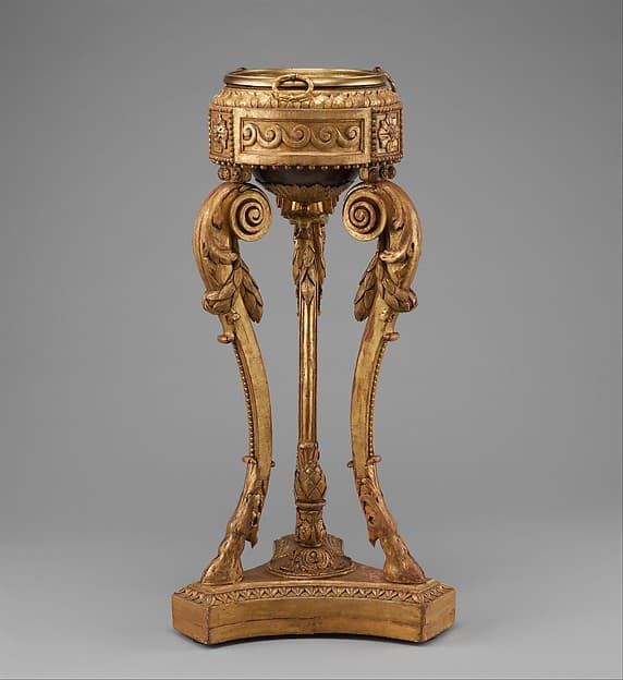 Pair of tripod stands (athèniennes), by Jean-Henri Eberts