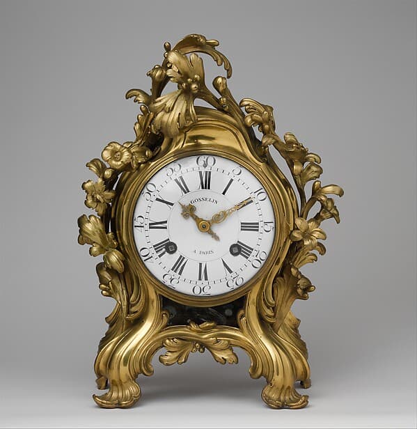 Mantel clock (pendule à console), by Jean-Philippe Gosselin