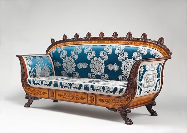 Sofa (part of a set), by Filippo Pelagio Palagi