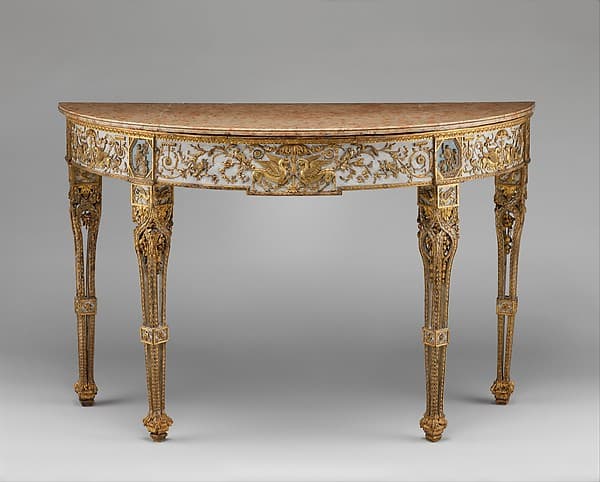Console table, by Giuseppe Maria Bonzanigo