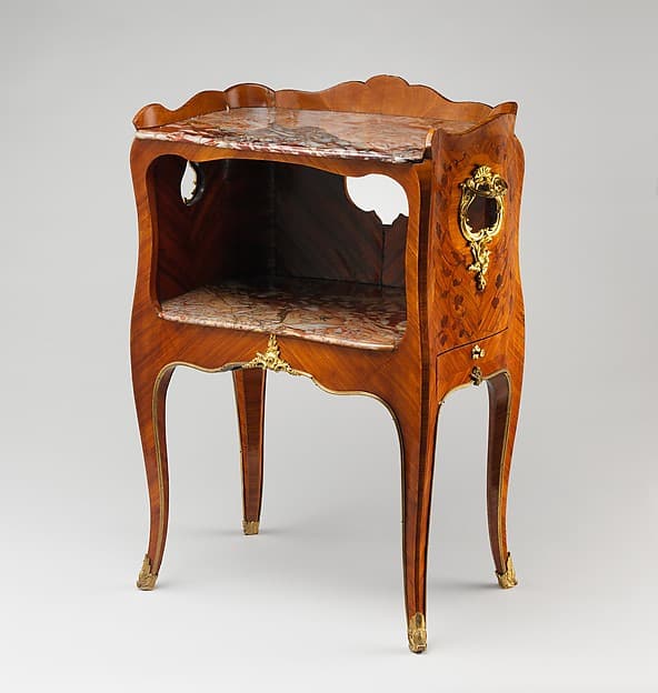 Bedside table (table de nuit), by Bernard II van Risenburgh