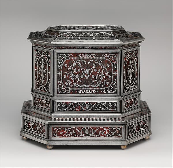Wig cabinet (cabinet de coiffure), by Johann Daniel Sommer II
