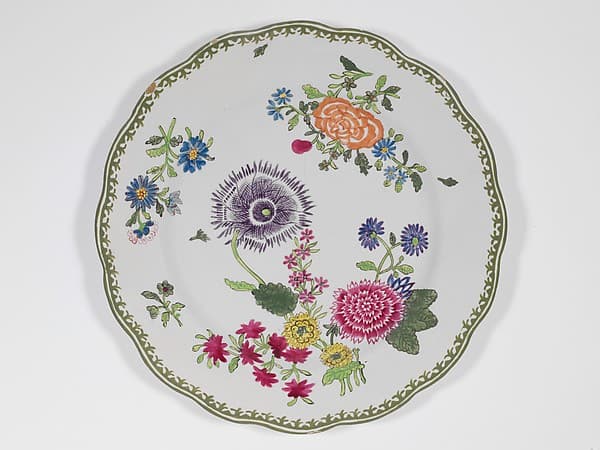 Plate, by Veuve Perrin Factory