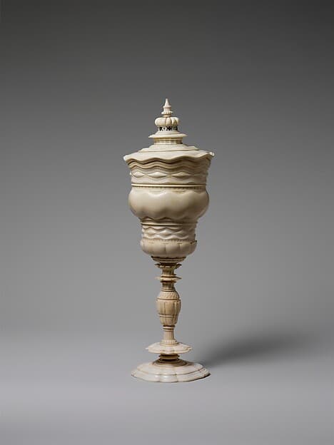 Standing cup with cover, by Lorenz Zick