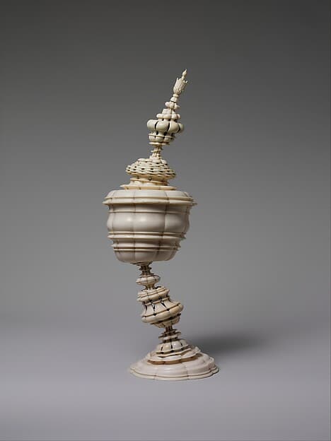 Standing cup with cover, by Lorenz Zick
