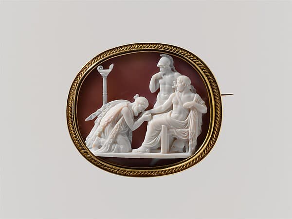 Priam Supplicating Achilles for the Body of Hector, by Giuseppe Girometti