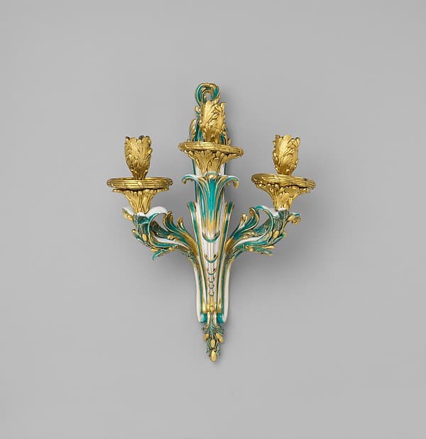 Wall sconce (bras de cheminée) (one of a pair), by Sèvres Manufactory