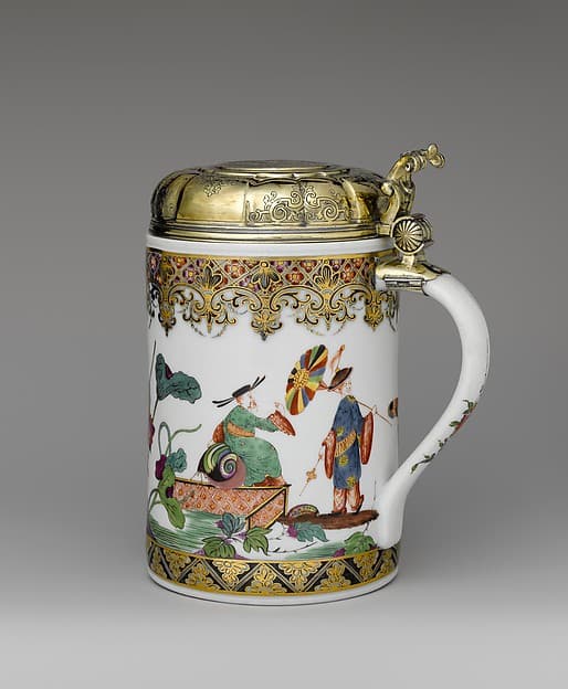 Tankard, by Meissen Manufactory
