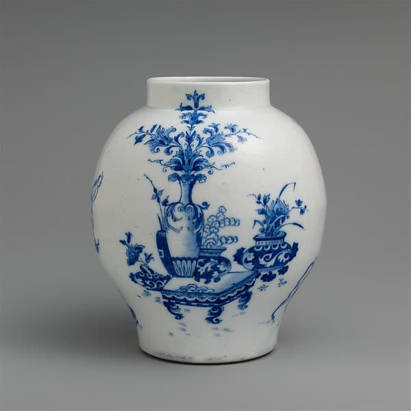 Vase, by Saint-Cloud factory