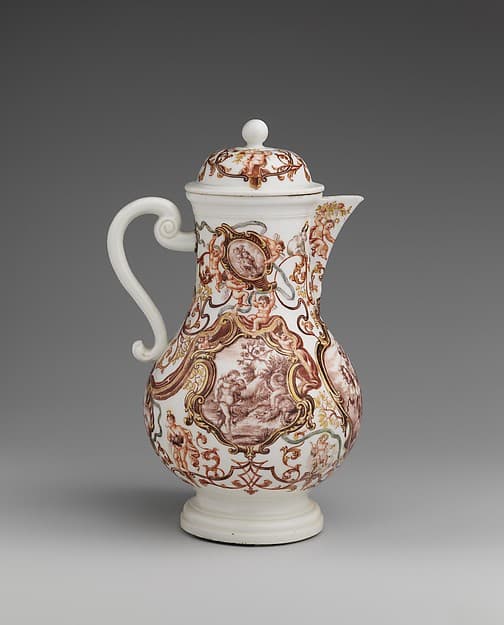 Coffeepot, by Meissen Manufactory