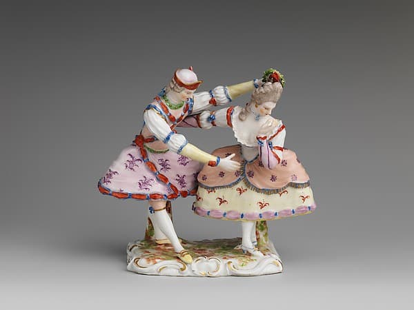 Two dancers, by Ludwigsburg Porcelain Manufactory