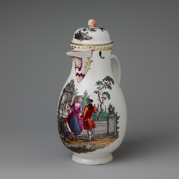 Coffeepot, by Höchst Manufactory