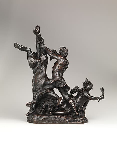Hercules Skinning the Nemean Lion, by François Lespingola