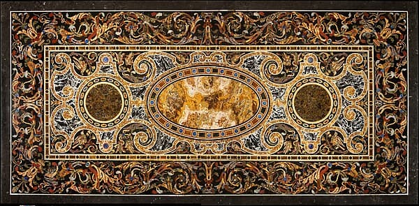 Pietra dura table top
