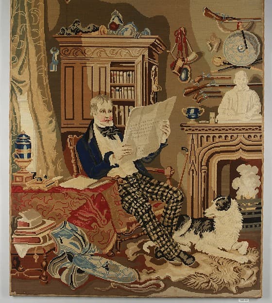 Sir Walter Scott at Abbotsford